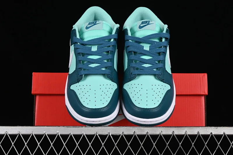 All categories Nk SB Dunk series Nk SB Dunk Low low-top sneakers Nk Dunk Low "Geode Teal" white and green color SB low-top casual sneakers DD1503-301